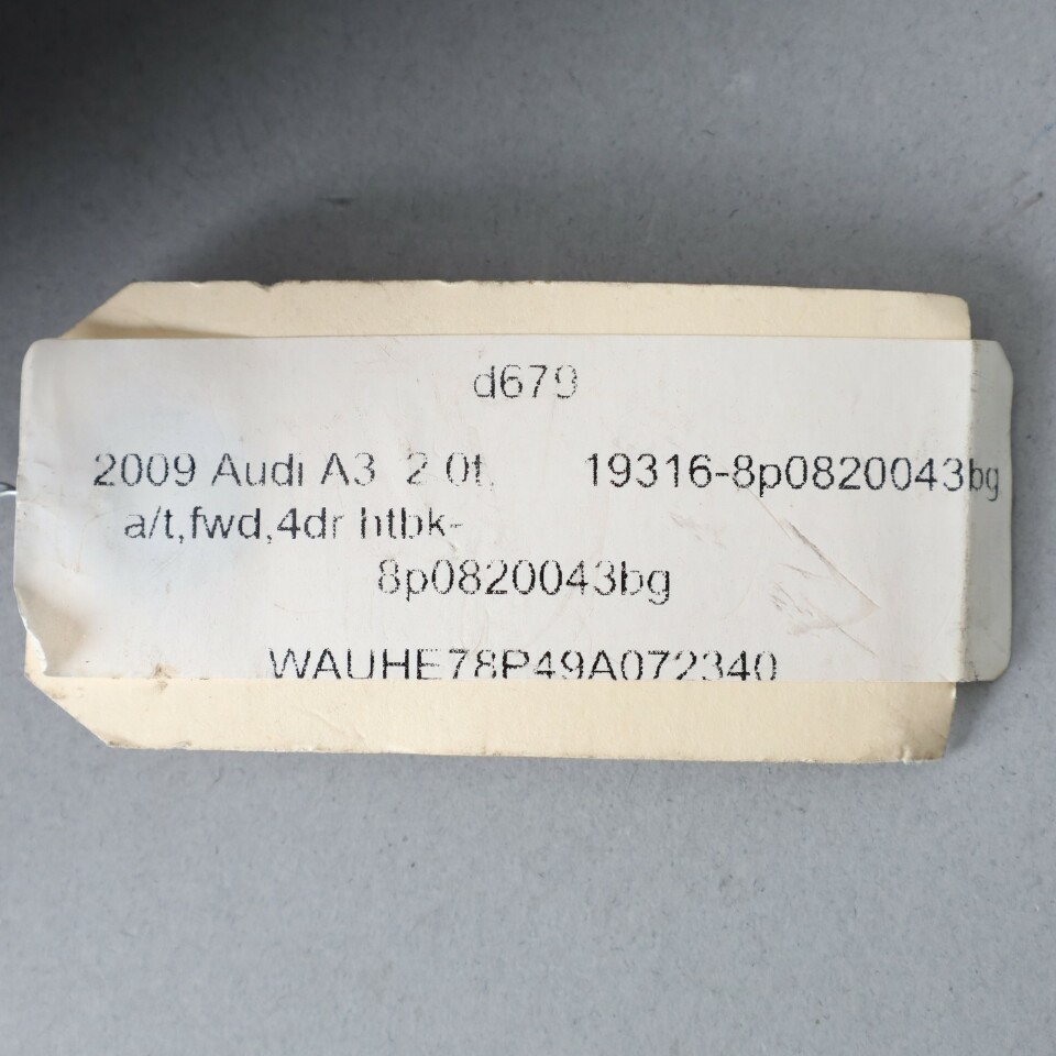 2009-2013 Audi A3 Heater AC Climate Temperature Control Panel OEM