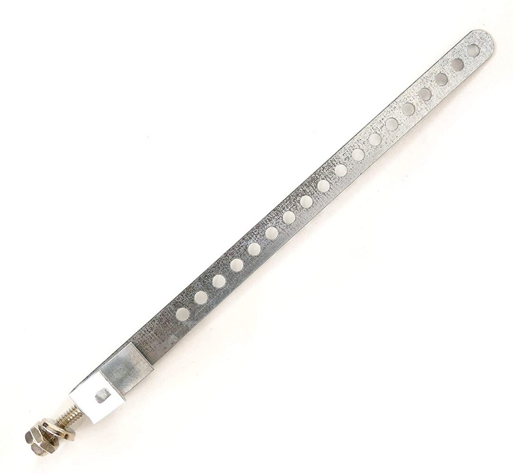 10'' Galvanized Steel Ground-Strap, 5 Pack