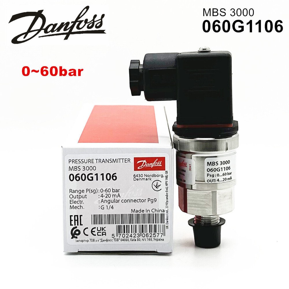 1 pc. Pressure Transmitter Sensor MBS3000 060G1106 0~60bar