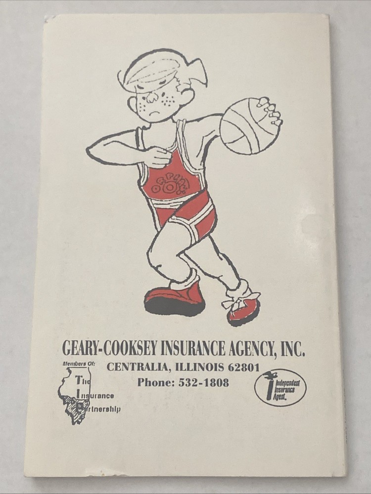 1999 Centralia Holiday Basketball Tournament Program