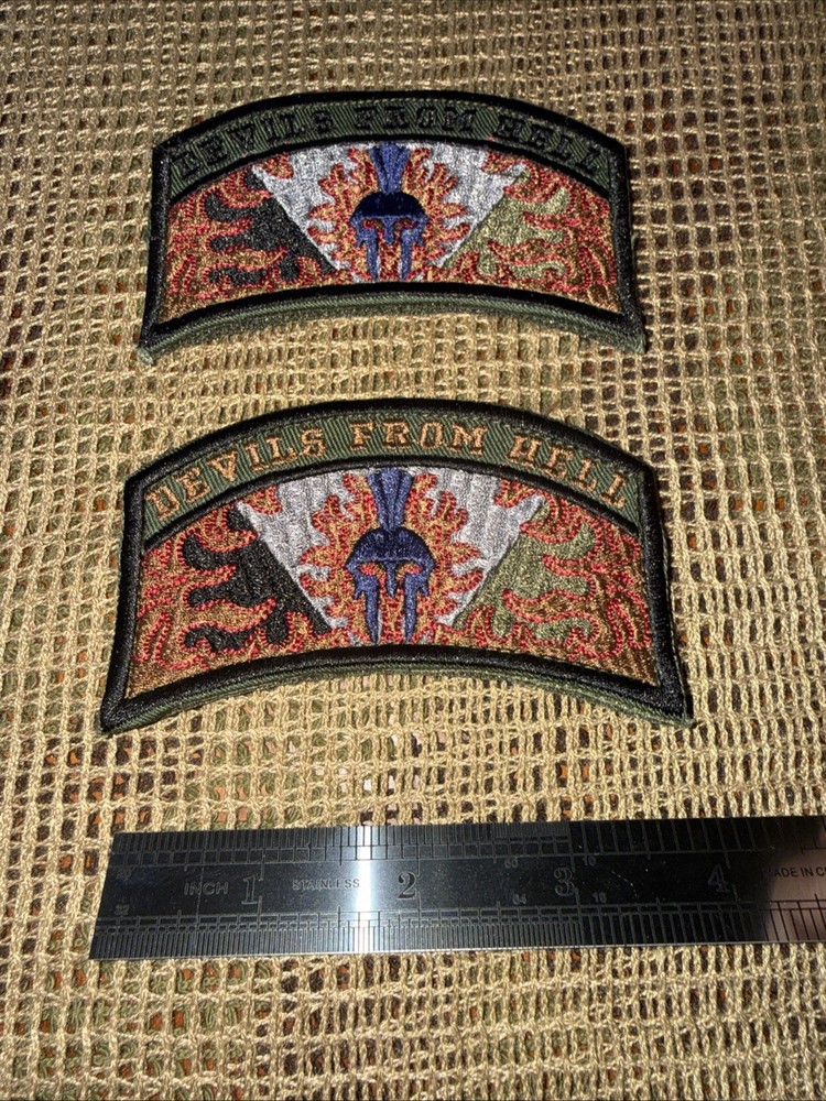 French Foreign Legion Devils From Hell Commando Afgan War Patch