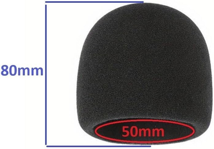 2 x Pop Screen Compatible with Blue Yeti Microphone Microphone Filter Foam Wind