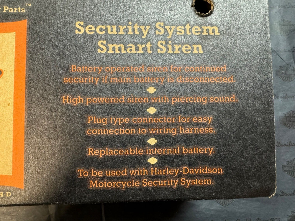 HARLEY-DAVIDSON SOFTAIL SECURITY SYSTEM SMART SIREN KIT