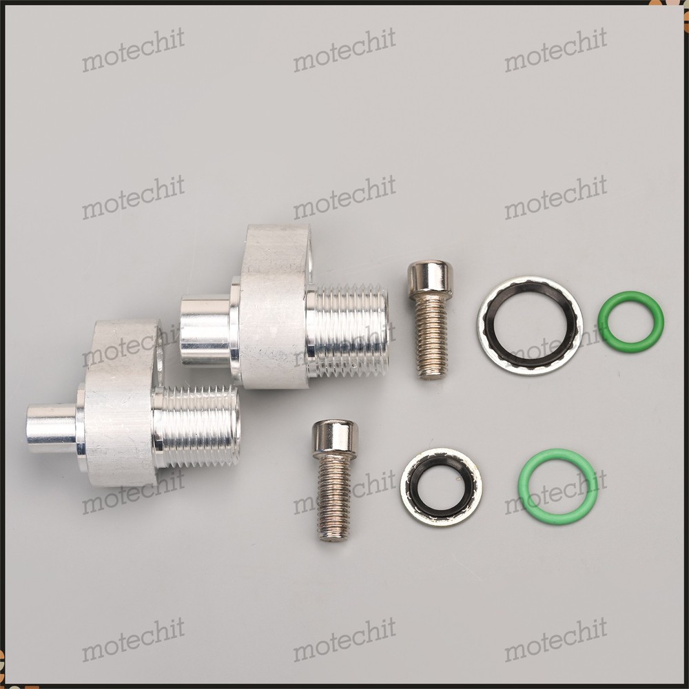 Adapter Fittings Kit for Denso 10S17F 10S20F A/C Compressor LS Engine Swap