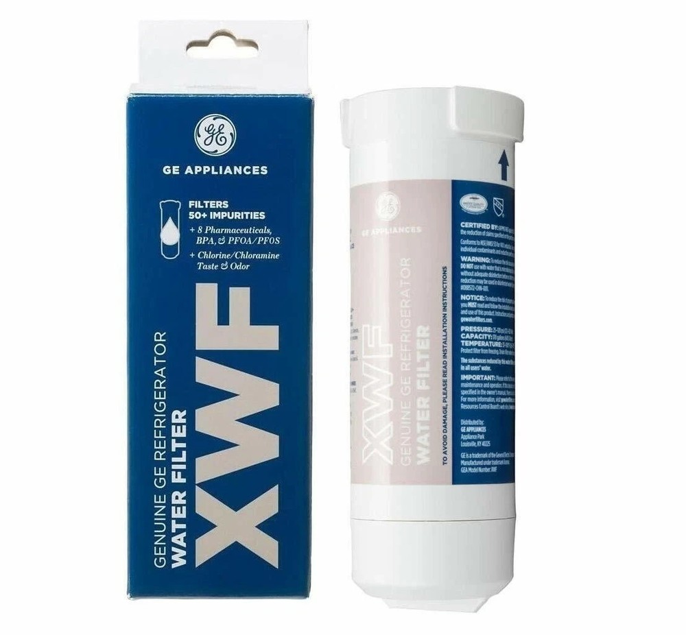 GE XWF Refrigerator Water Filter Genuine Replacement Cartridge