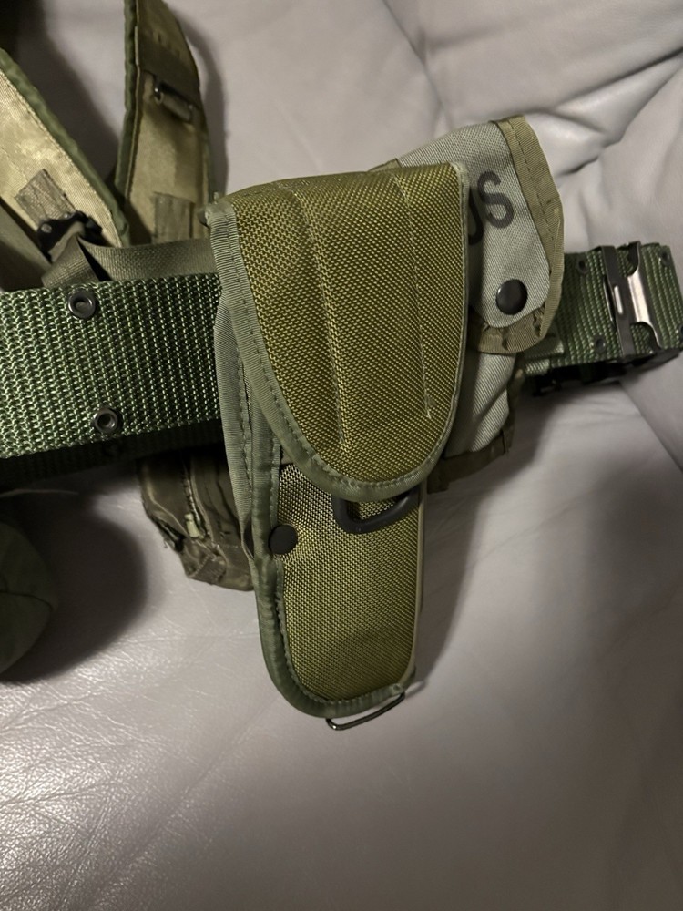 Military Belt With Pouches, etc (NOS)