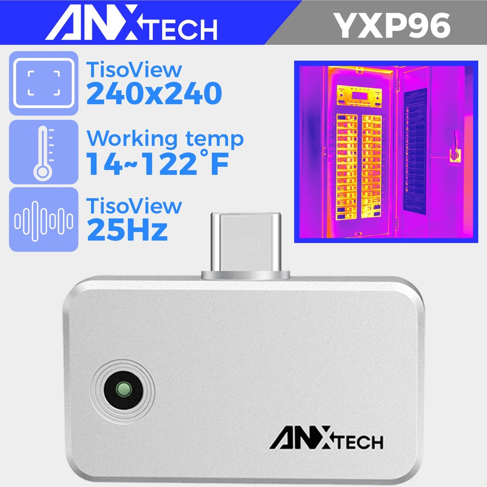 ANXTECH Infrared Thermal Image Camera Super Resolution 240*240 for Android