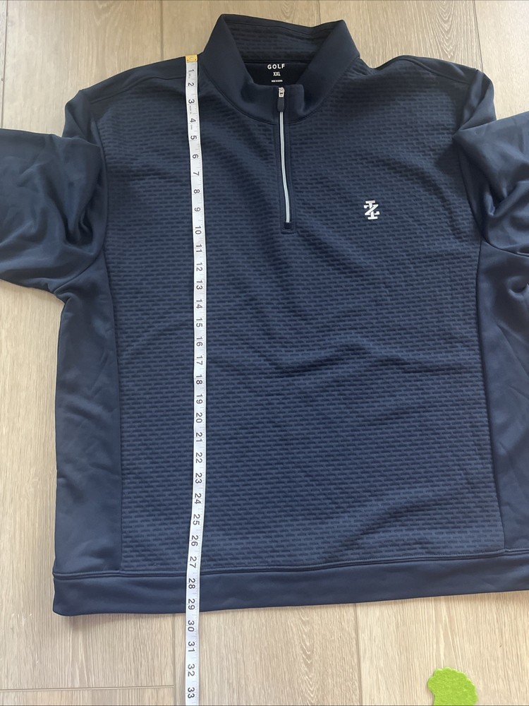 Izod Golf 1/4 Zip Pullover Sz XXL 2XL Golf Blue EUC