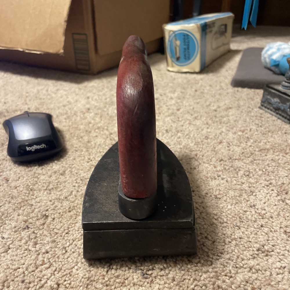 Cast Iron SAD Iron With Removable Handle Vintage