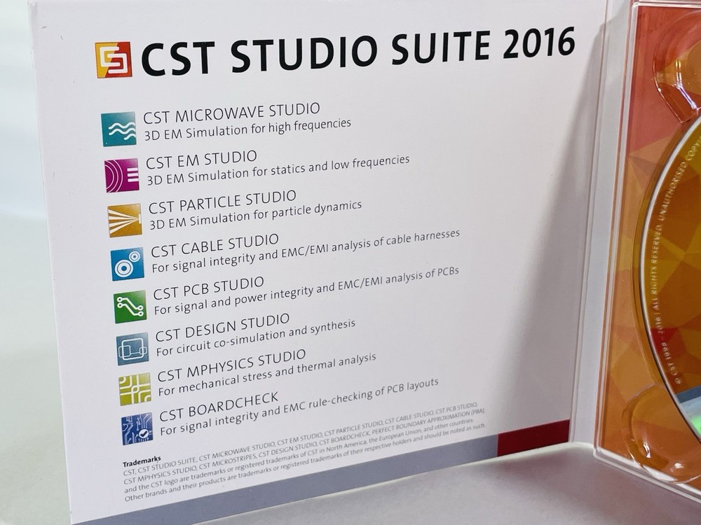 CST STUDIO SUITE 2016 - CD ONLY- BRAND NEW