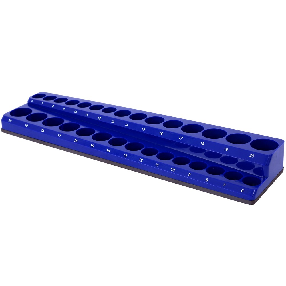 Magnetic Socket Organizer Set 75slot Socket Holder Set Includes 1/4", 3/8", 1/2"