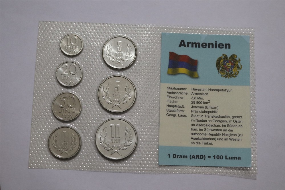 🧭 🇦🇲 ARMENIA SEALED MINT SET B68 #111