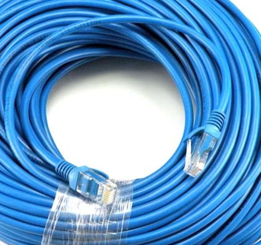 150ft Blue RJ45 CAT6 Ethernet LAN Network Internet Computer Patch Solid Wire ...