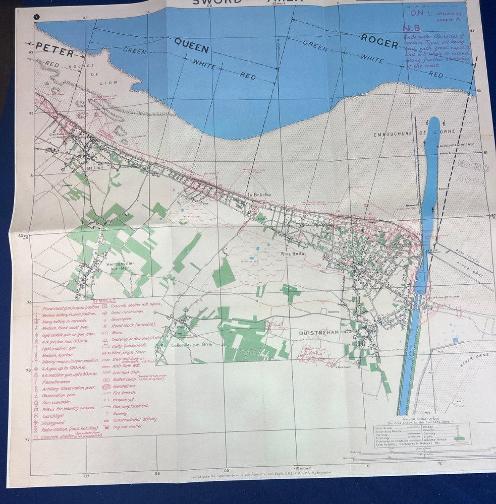 D Day Replica Document Collection Map Orders French Leaflet German Poster MORE