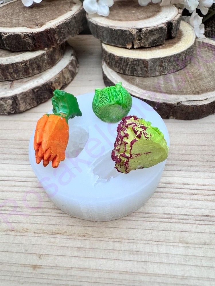 Vegetables handmade silicone mold for crafts
