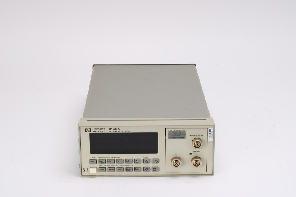 Hewlett Packard HP 8156A Optical Attenuator With Option 121