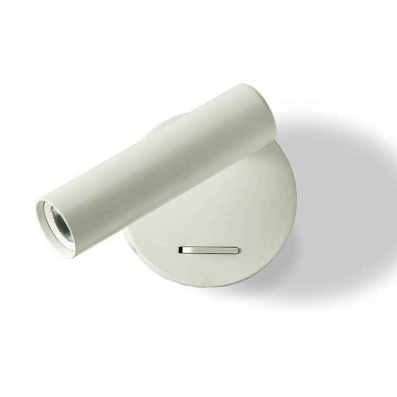 3W LED Bedside Lamp Rotatable Wall Sconce Light Fixture Reading Spotlight Switch