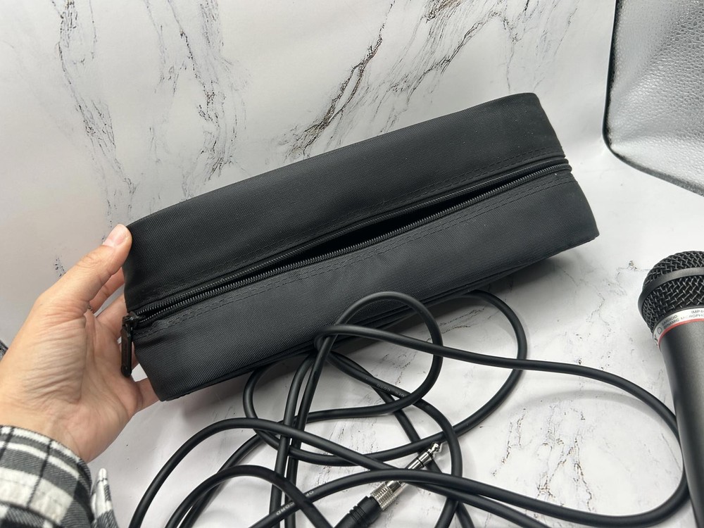 Sony Wired Microphone with 10ft Cable Dynamic Mic w/ Case Great Condition