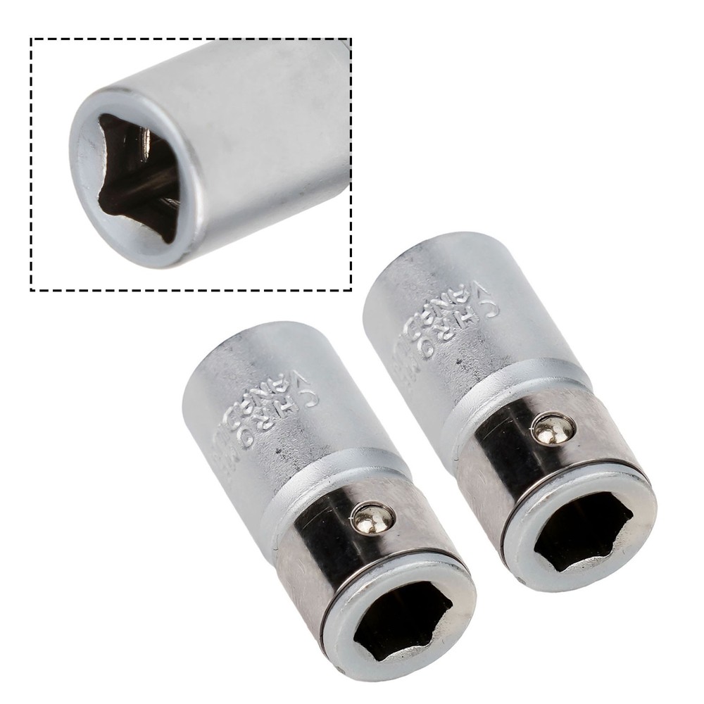 1/4 Square Drive to 1/4 Hex Shank Socket Converter Reliable Performance