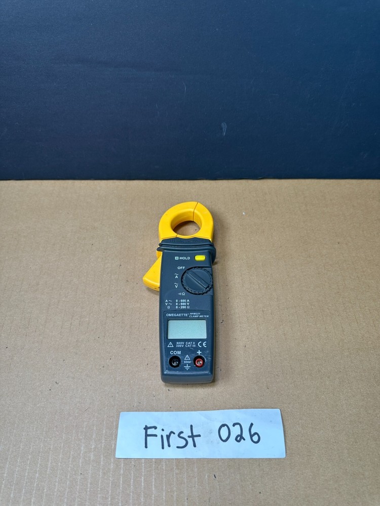 Omegaette HHM221 Clamp Meter Works Ships Fast!!!