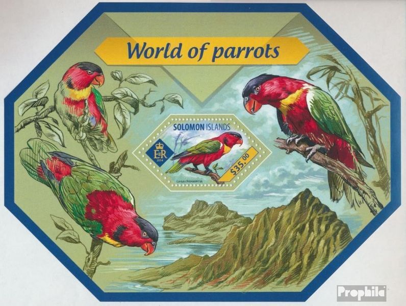 Salomoninseln miniature sheet 308 (complete issue) unmounted mint / never hinged