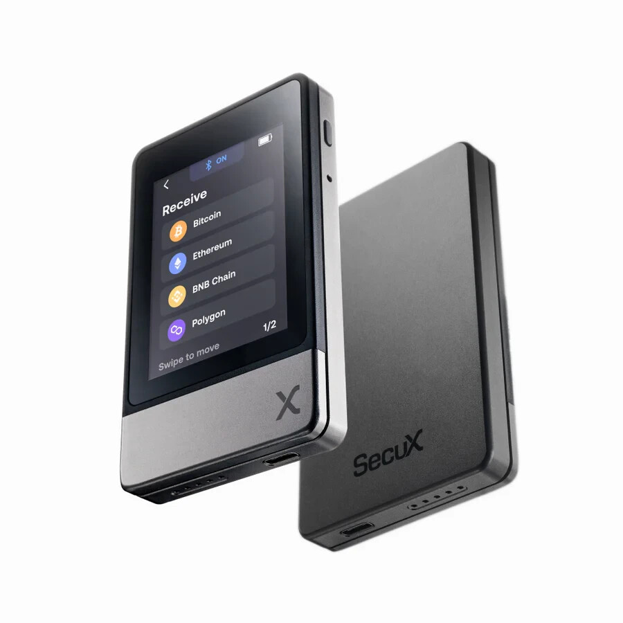 Secux NeoX | NEW Crypto Hardware Wallet | USB Port |Bluetooth +Touchscreen