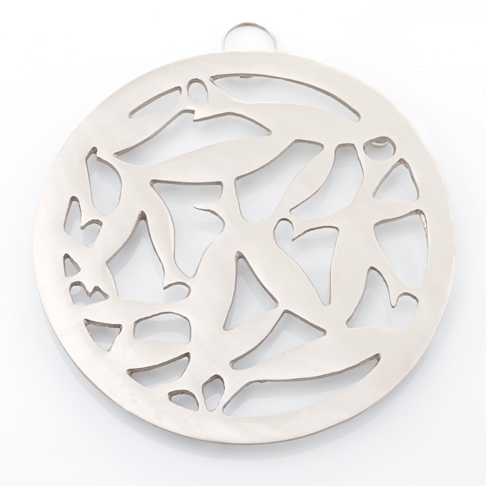Old Dutch Trivet, Satin Nickel
