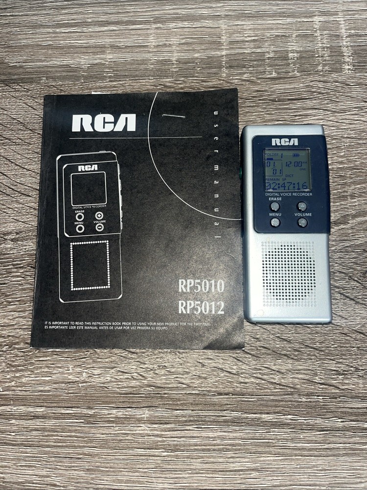 RCA Digital Voice Recorder RP 5012B