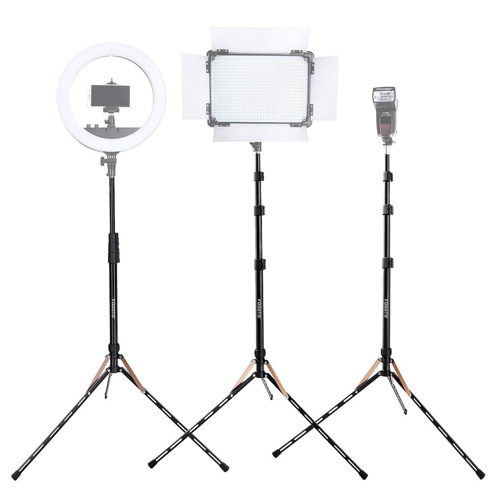 75in Fold Video Tripod Light Stand Super Lightweight Compact for Speedlight, ...