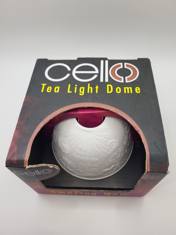 Cello Tea Light Dome Amazing Mom NIB