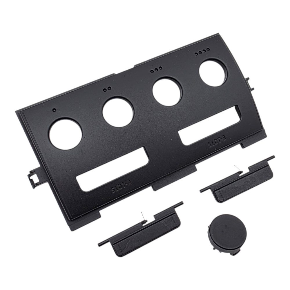 Nintendo GameCube Controller Port Faceplate Memory Card & Springs Button Painted