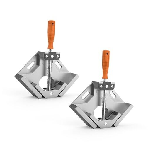 Corner Clamp, 2pcs 90 Degree Right Angle Clamp with Small 11inch-2pack
