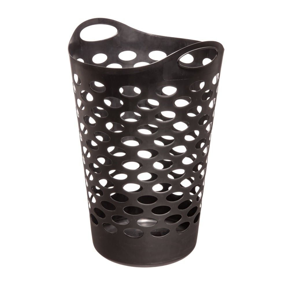 Mainstays Flex Carrying Handles Laundry Hamper, Black