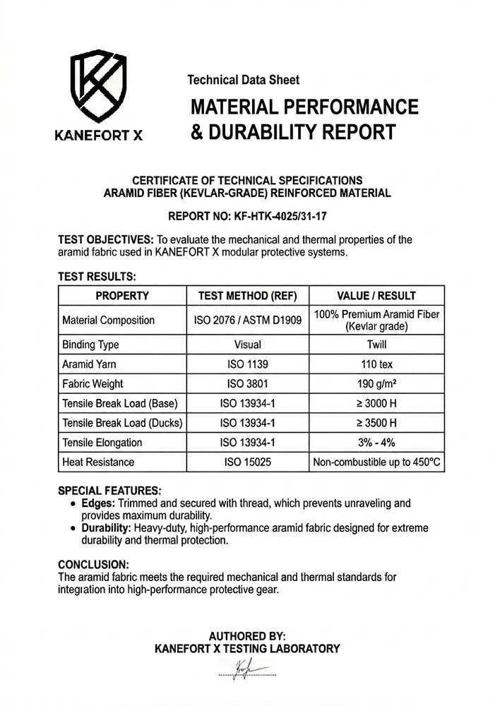 Frontal Protection IIIA Soft Inserts Set for Shark 5XL - Front & Lower Abdominal