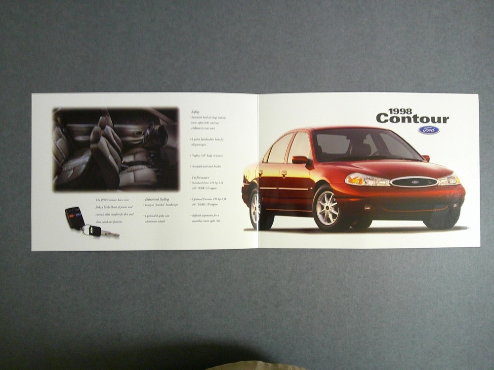 1998 Ford Contour Sales Folder