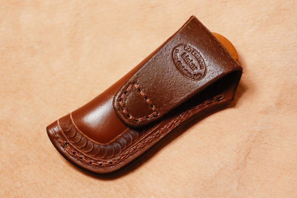 Custom Leather Sheath for Buck 112