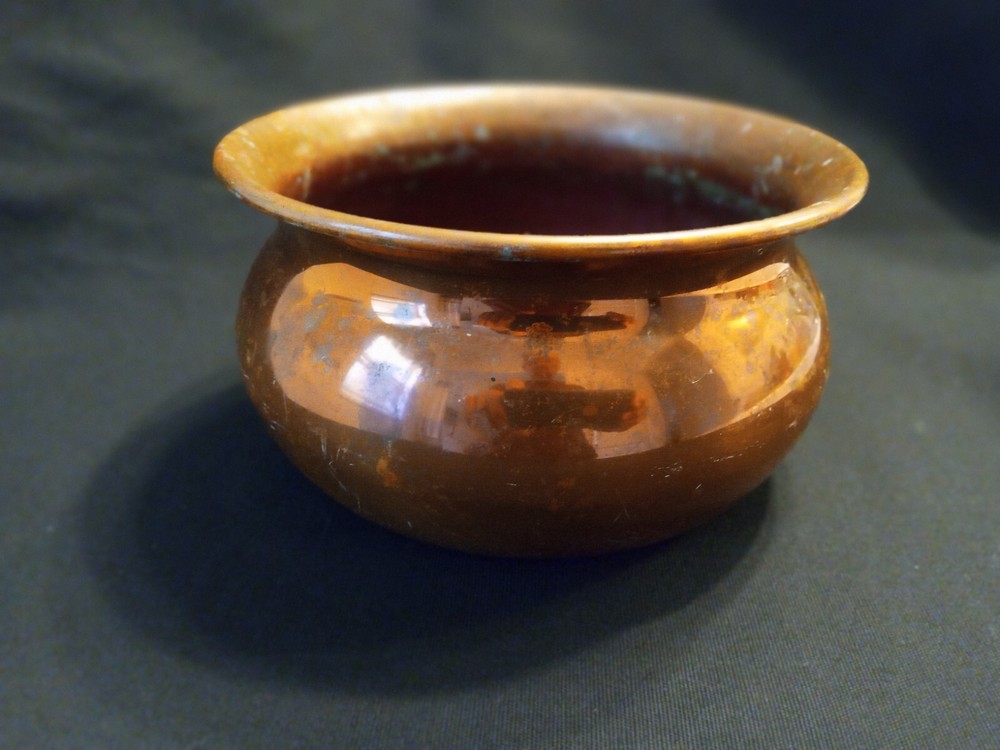 Copper Ware Unique Crafted Solid Copper Hand Hammered 5.5"x3.5"