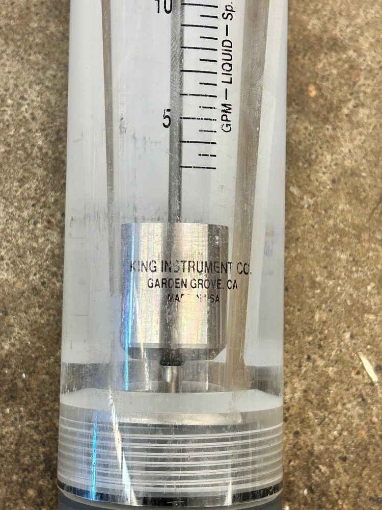 King Instrument MC9746K33 Flow Meter 30 GPM