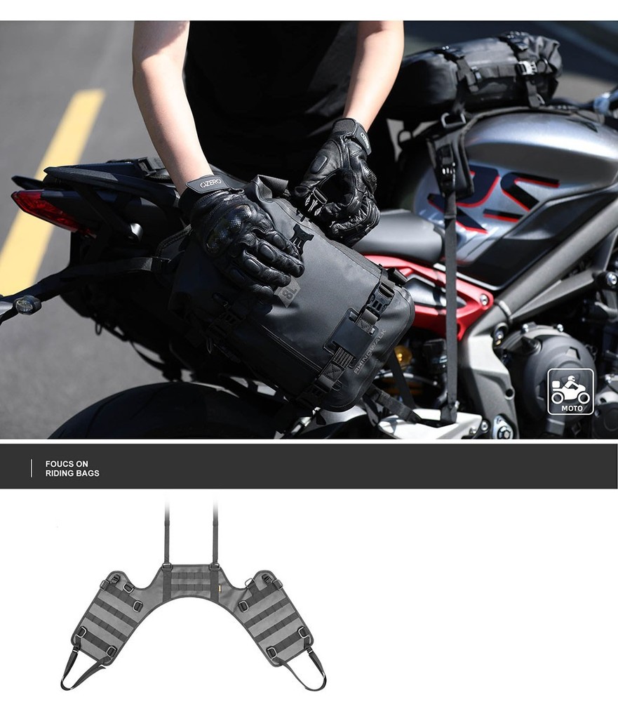 Rhinowalk Motorcycle Saddle Bag Mounting Base Saddle Base tail Luggage System