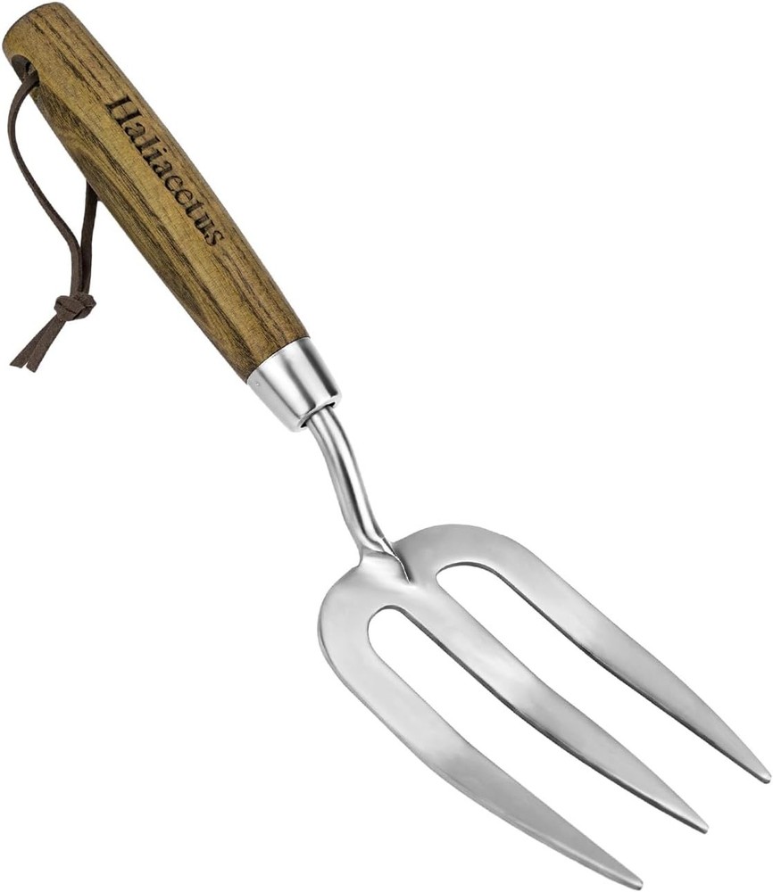 Garden Hand Fork, Hand Weeding Fork with Sharp Tine for Easy Uprooting Large ...