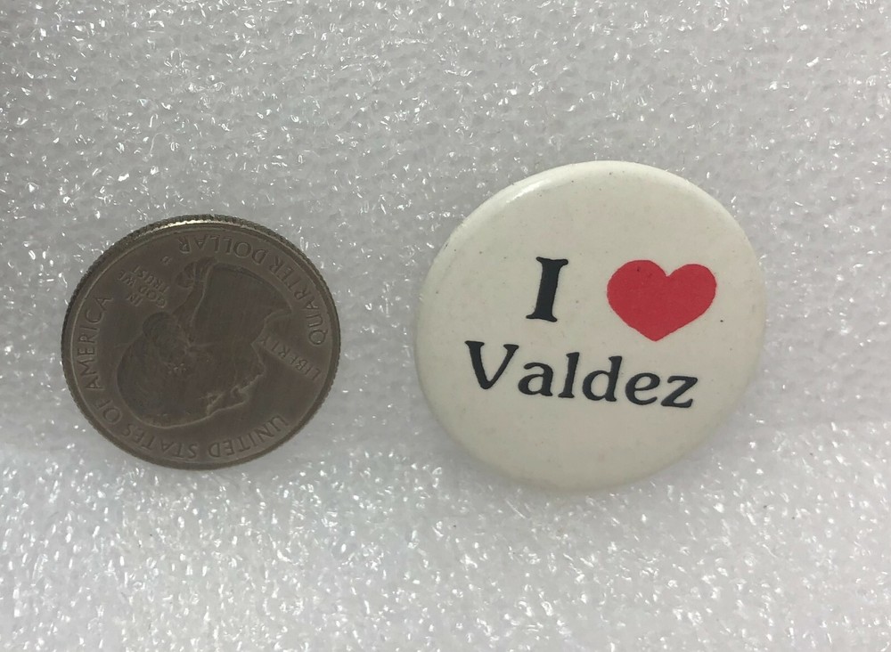 I Love Valdez Pin