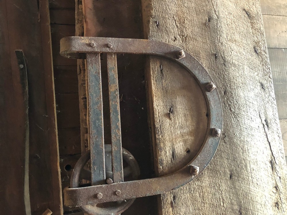 Reclaimed barn door