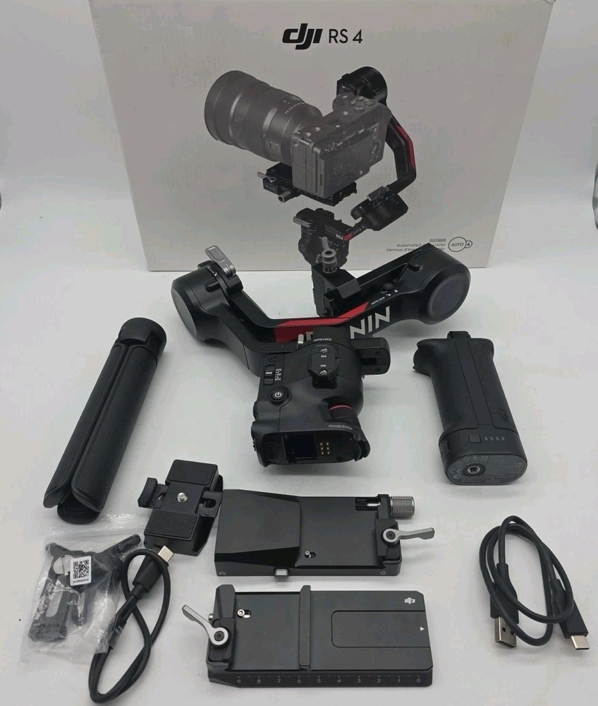 DJI RS 4 3-Axis Gimbal Stabilizer for Cameras W/Box RS4