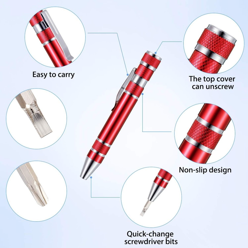 Pen Style Magnetic Screwdriver Multitool Gadget