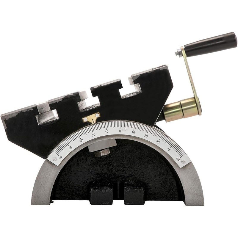 Heavy Duty Cast Iron Adjustable Angle Milling Table W/ T-Slots Precision Work US