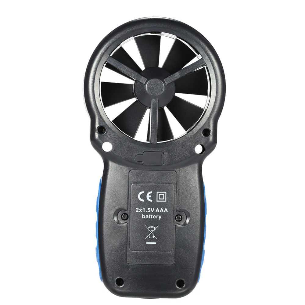 Portable Digital Anemometer Wind Velocity Temp Tester LCD S6H8