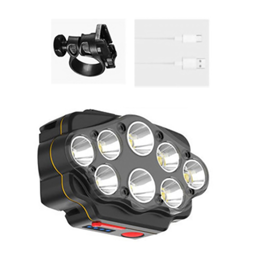 Waterproof LED Bike Light White Light USB Rechargeable Bicycle Front Headlight