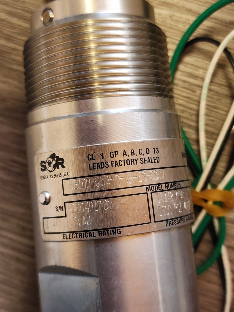 SOR Level Switch 1510B-G5A-C-W9-ES-CSCV Float Level Switch 110v