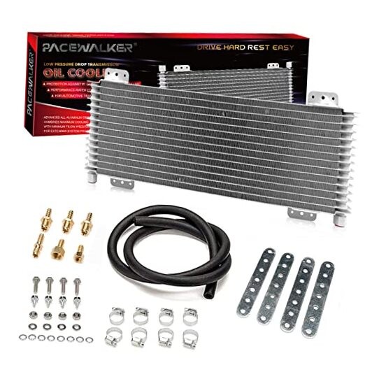 Transmission Oil Cooler 40,000 GVW Low Pressure Drop Standard - Silver