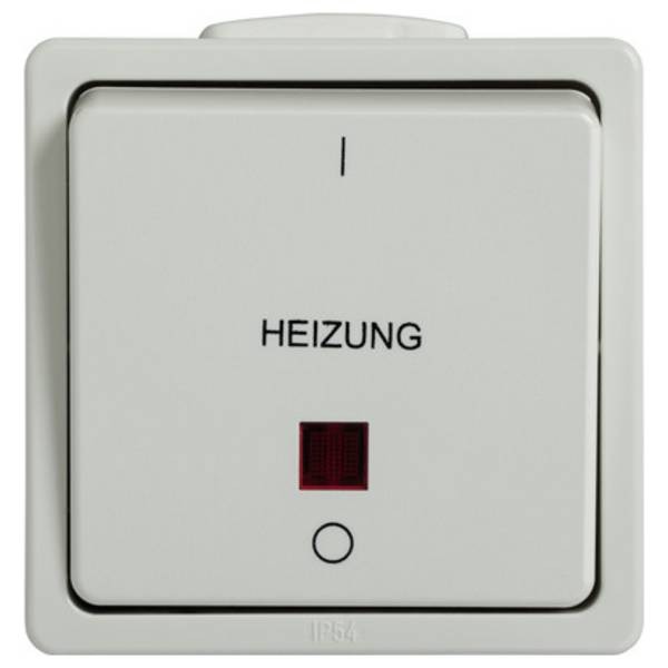 N&L 28387 Complete Wall Mounted Heating Emergency Switch White